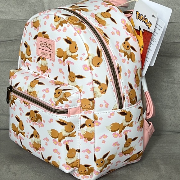 Loungefly Pokemon Eevee Sakura Mini Backpack - Picture 4 of 7